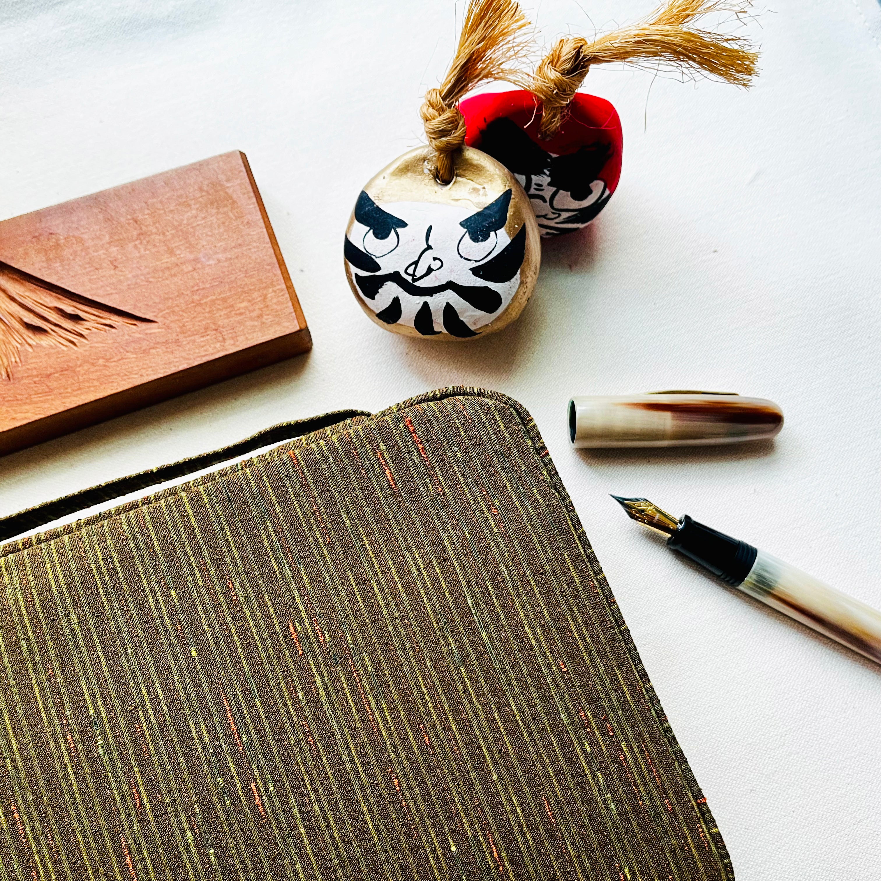 Kimono Fabric Japan Cotton Zippered 20 Pen Case