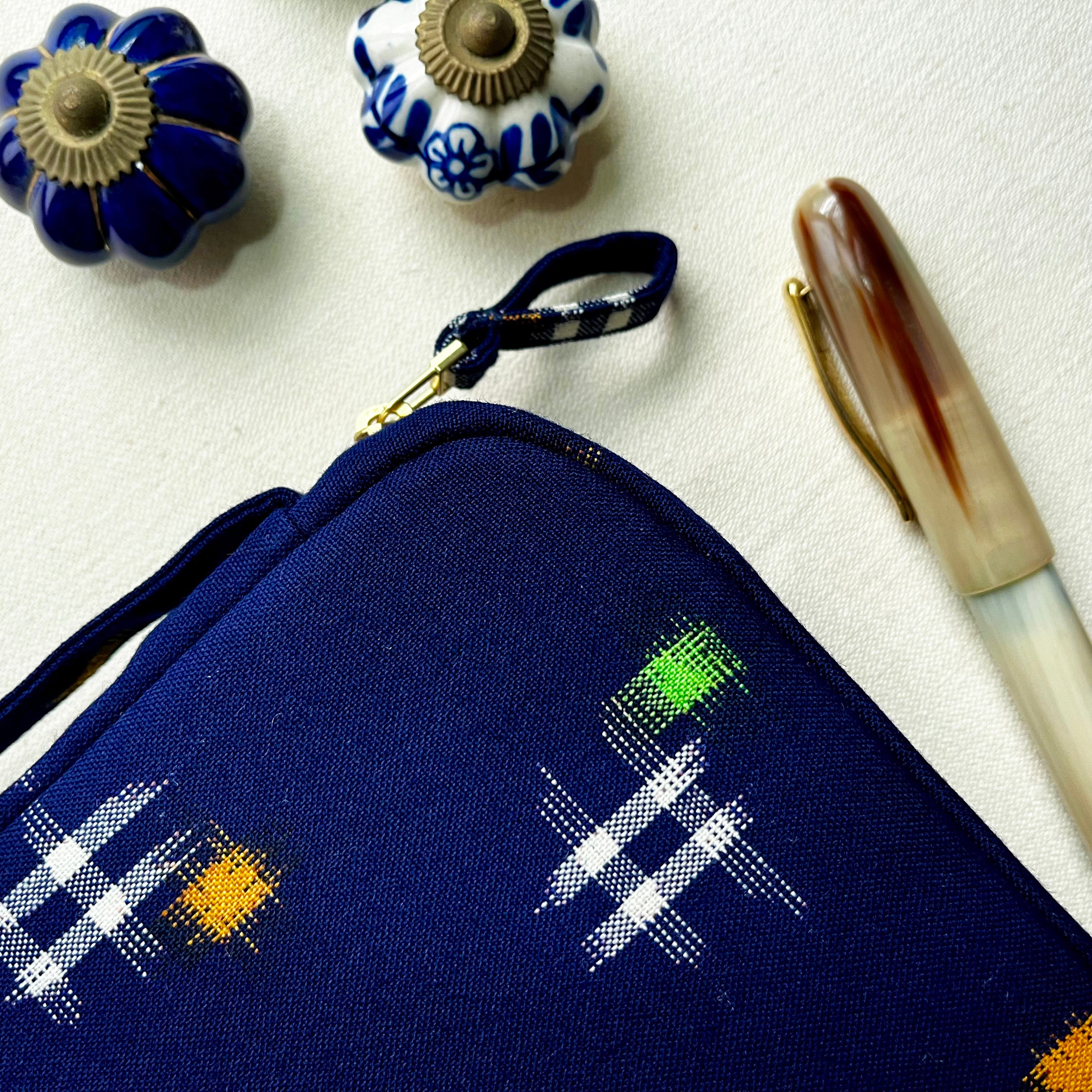 Kimono Fabric Japan Cotton Zippered 20 Pen Case
