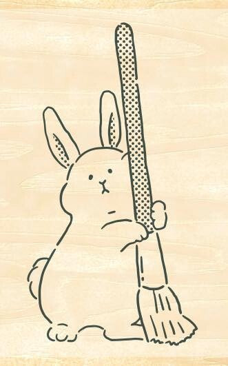 Rabbit and Brush
