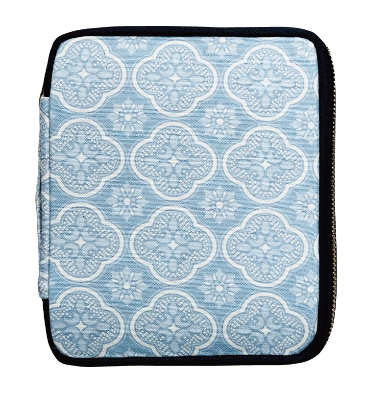 Begonia Flowers Cotton Print 10 Pen Case