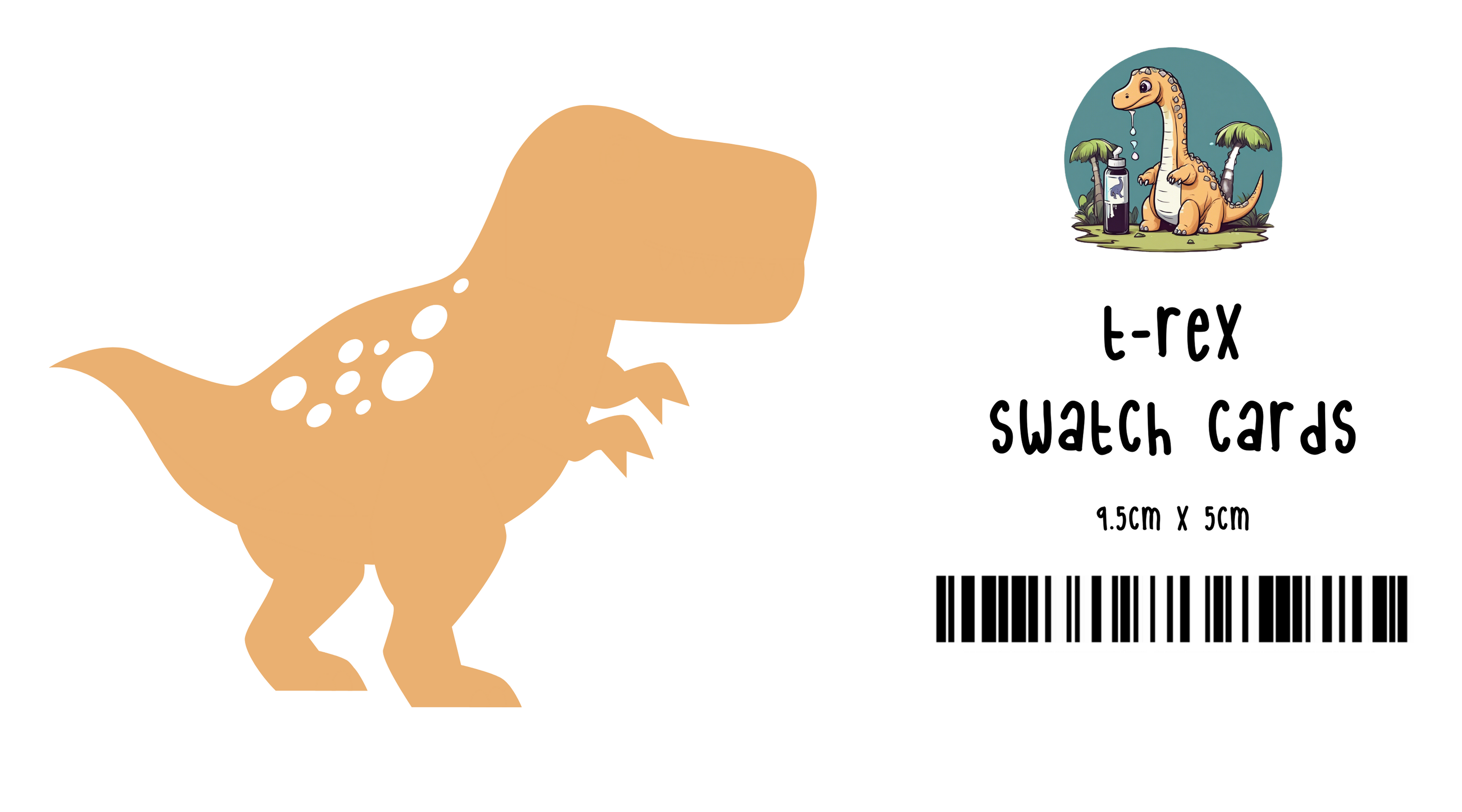 Tyrannosaurus Rex Swatch Cards