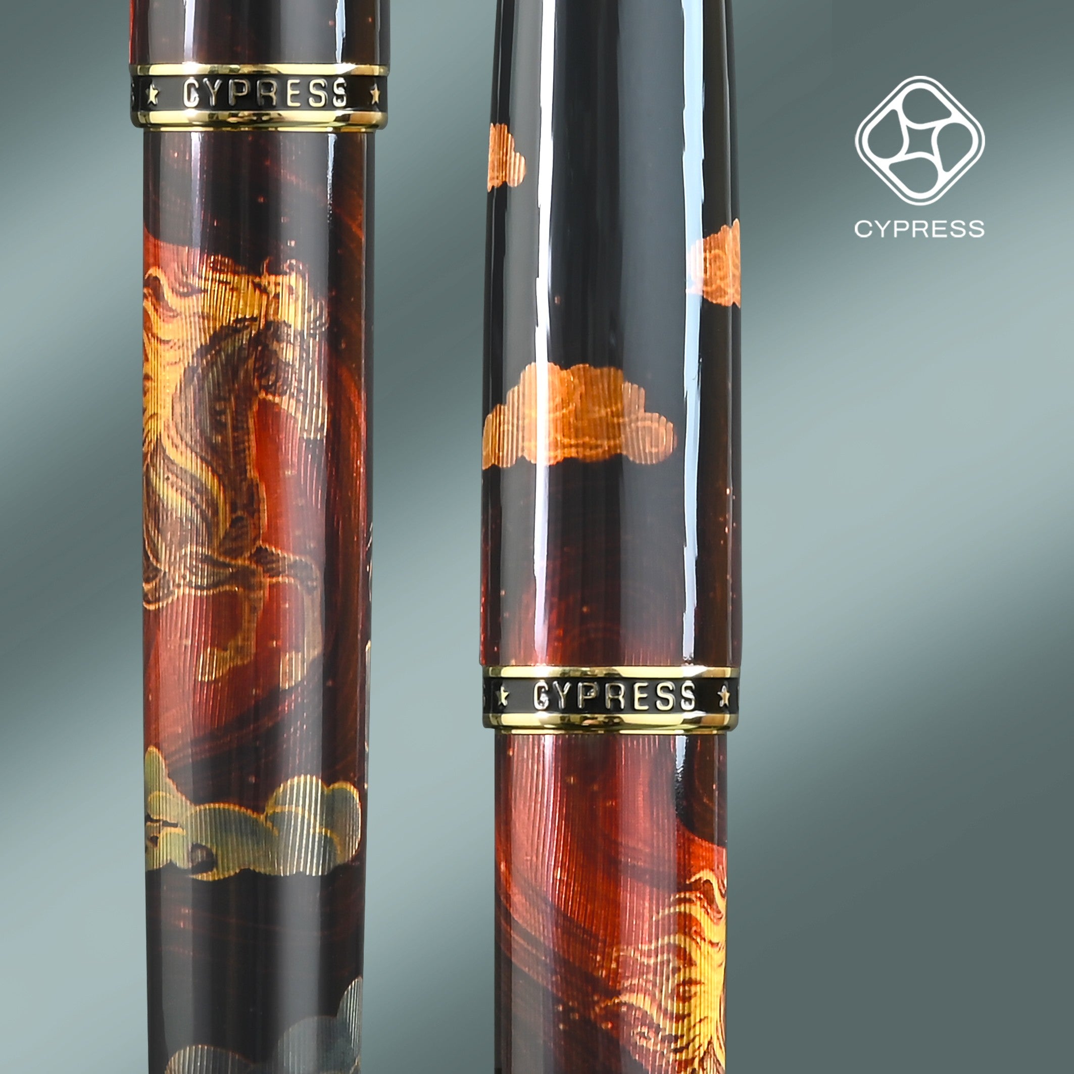 Crimson Horse in the Clouds (Vacuum Filling System)