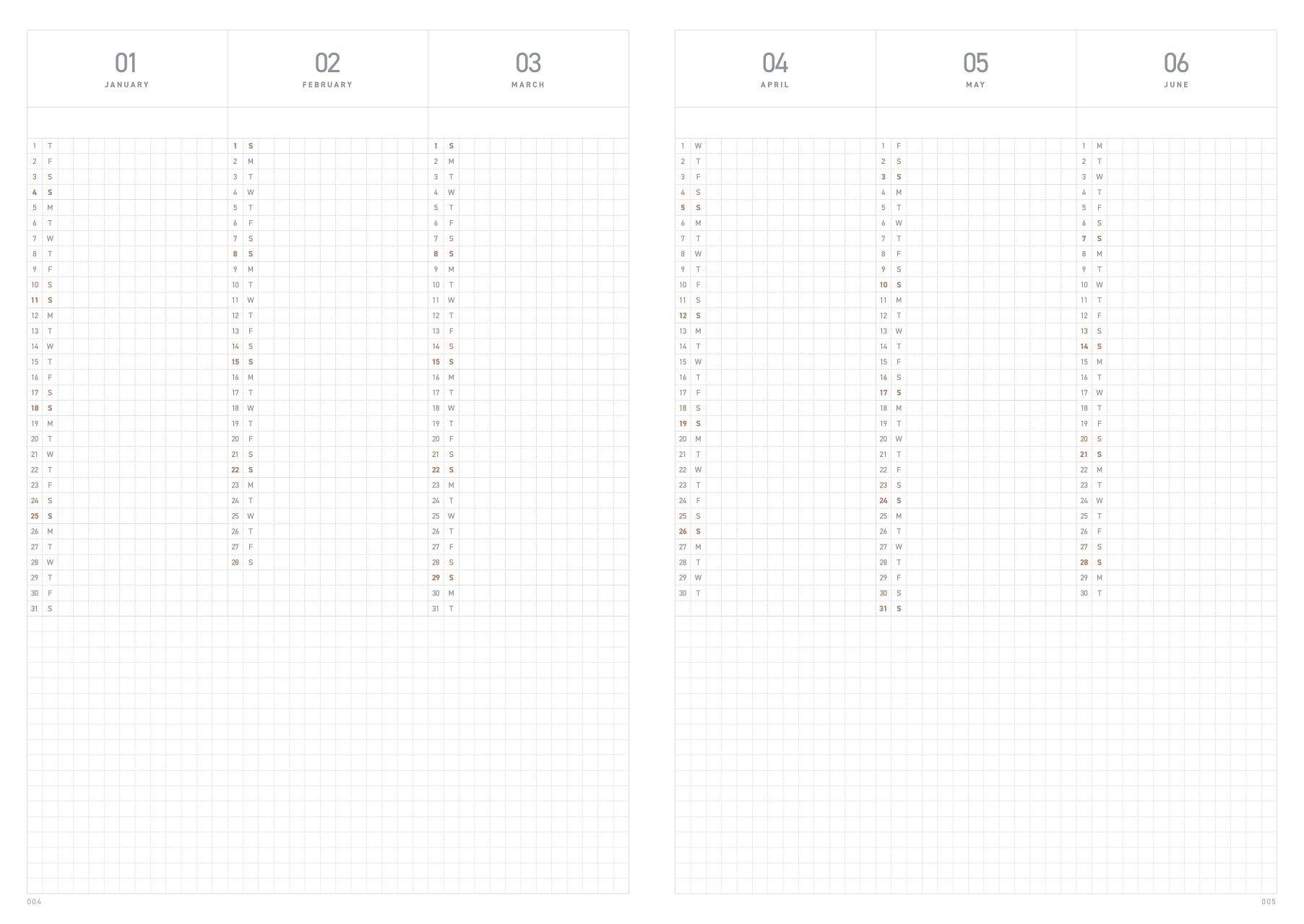 2026 REGULAR PLANNER - English ver. A5