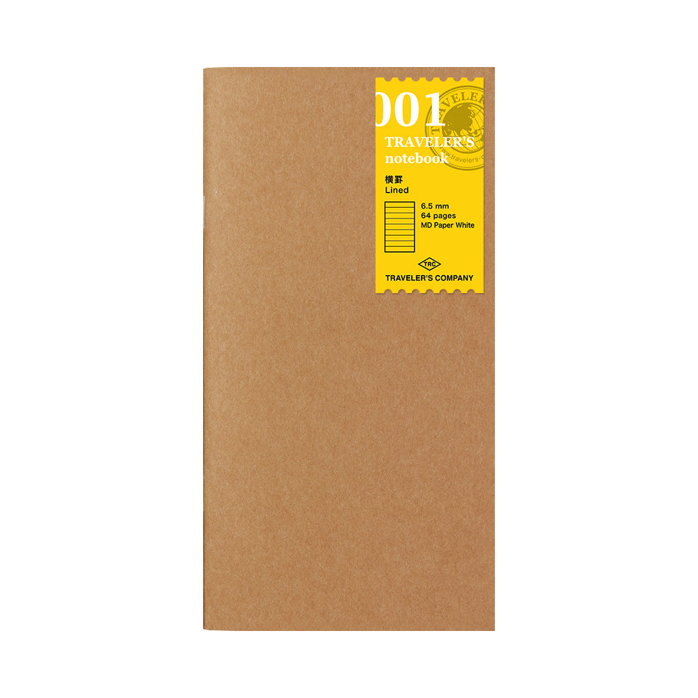 001 Lined Notebook Refill