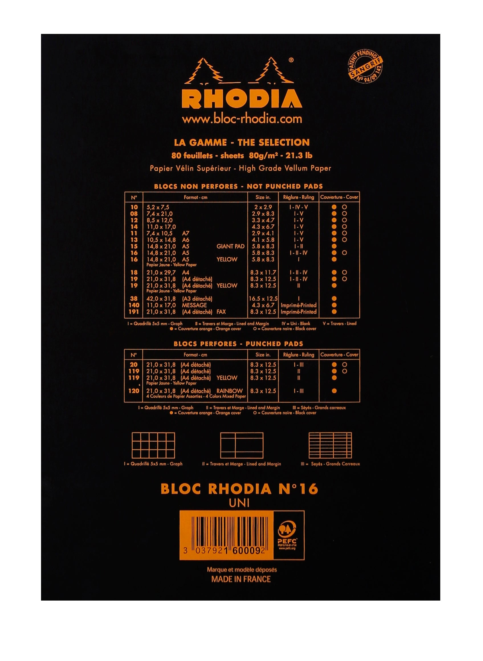 N° 16 Black Pad