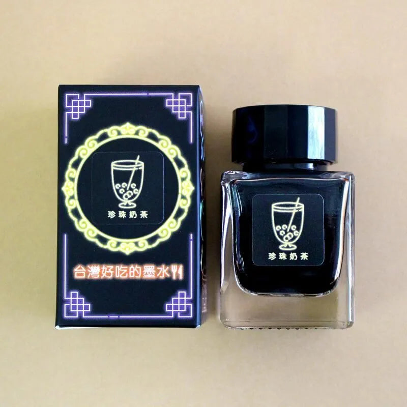 Taiwan Delicious Ink Bubble Milk Tea (Tapioca Milk Tea)