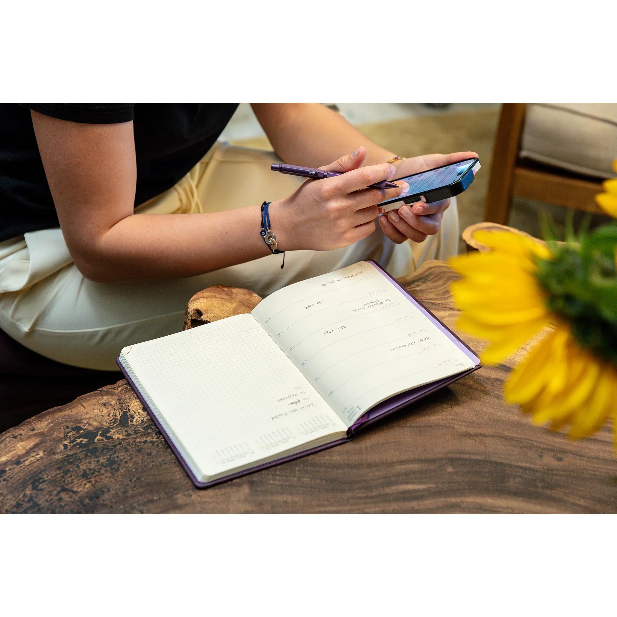 Agenda Semainier 2027 - A5 Horizontal Weekly Planner
