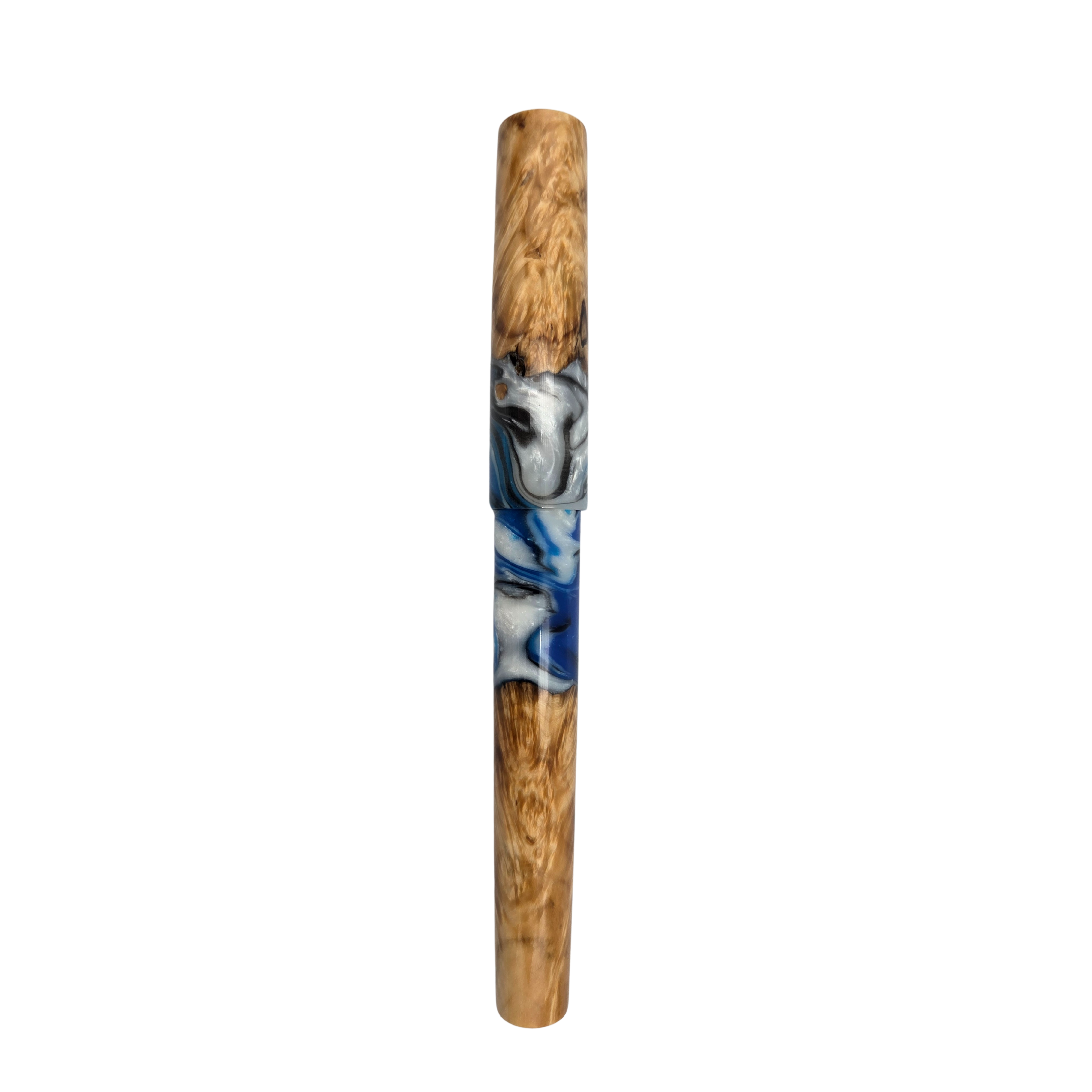 Blue Box Elder Burl Wood