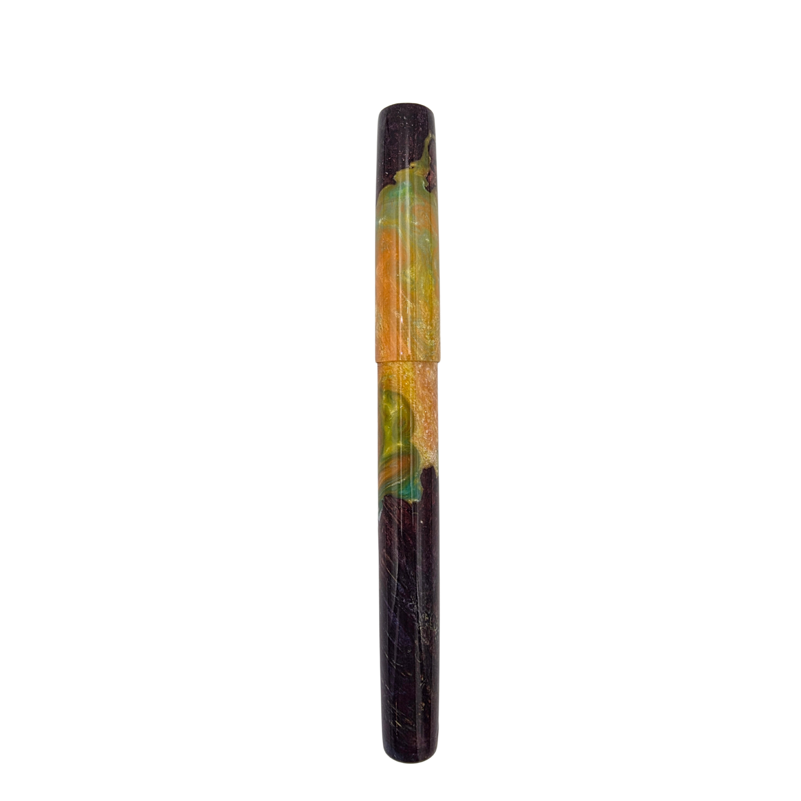 Yellow Dyed Box Elder Burl Wood