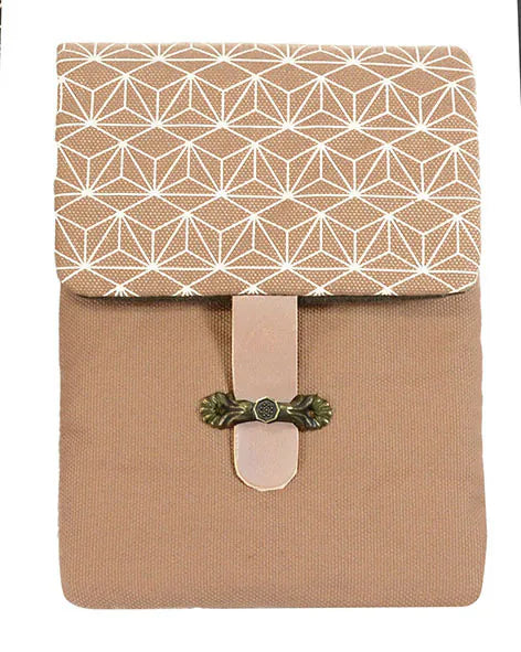 Cotton Print Grilles 7 Pen Pencase