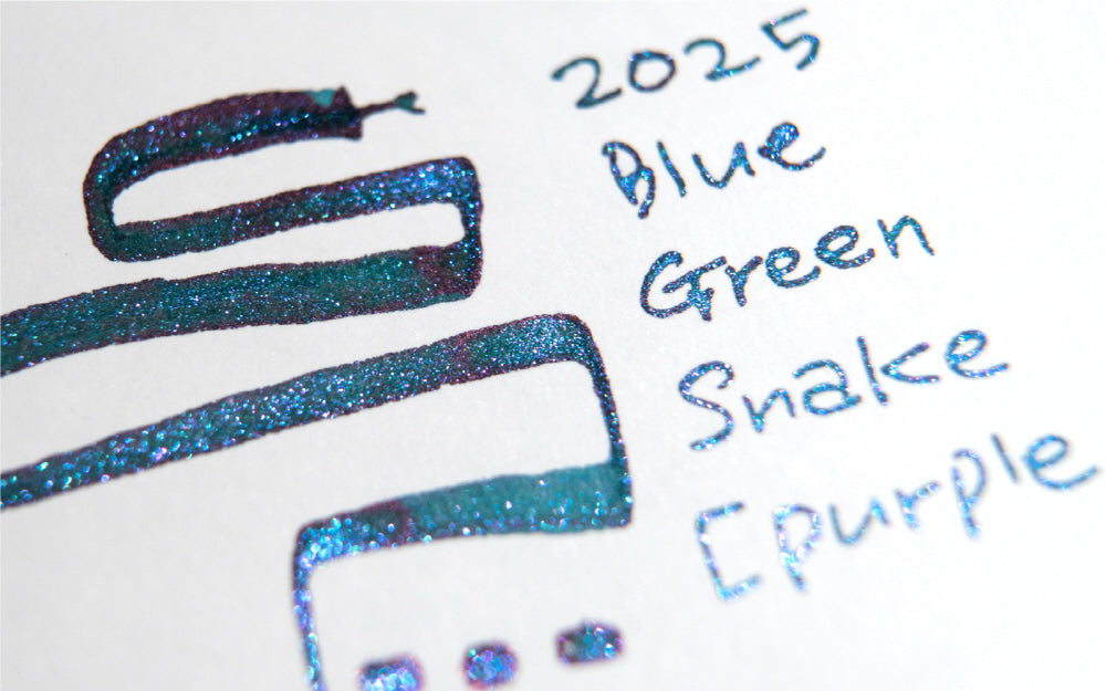 2025 Blue Green Snake (Glistening Purple Blue)
