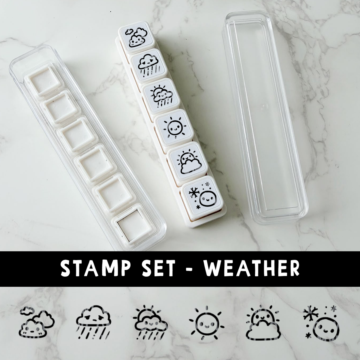 6-IN-1 PUNCH STAMP - Weather