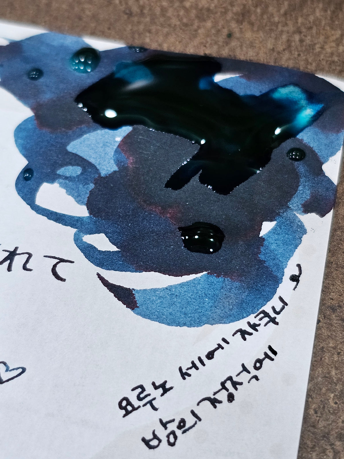 Cafe Calli X Skikatte Block Memo - Ink & Tea Break