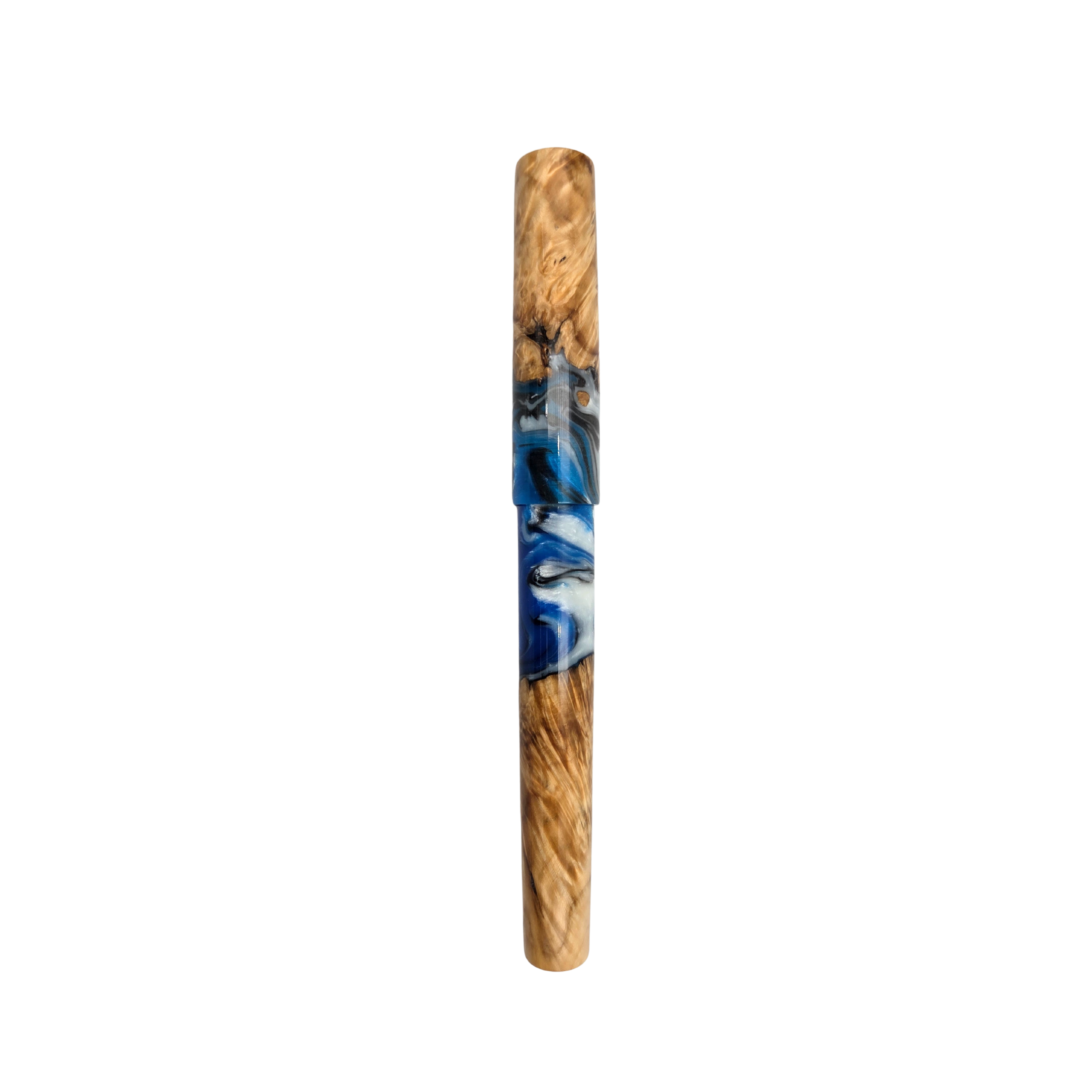 Blue Box Elder Burl Wood