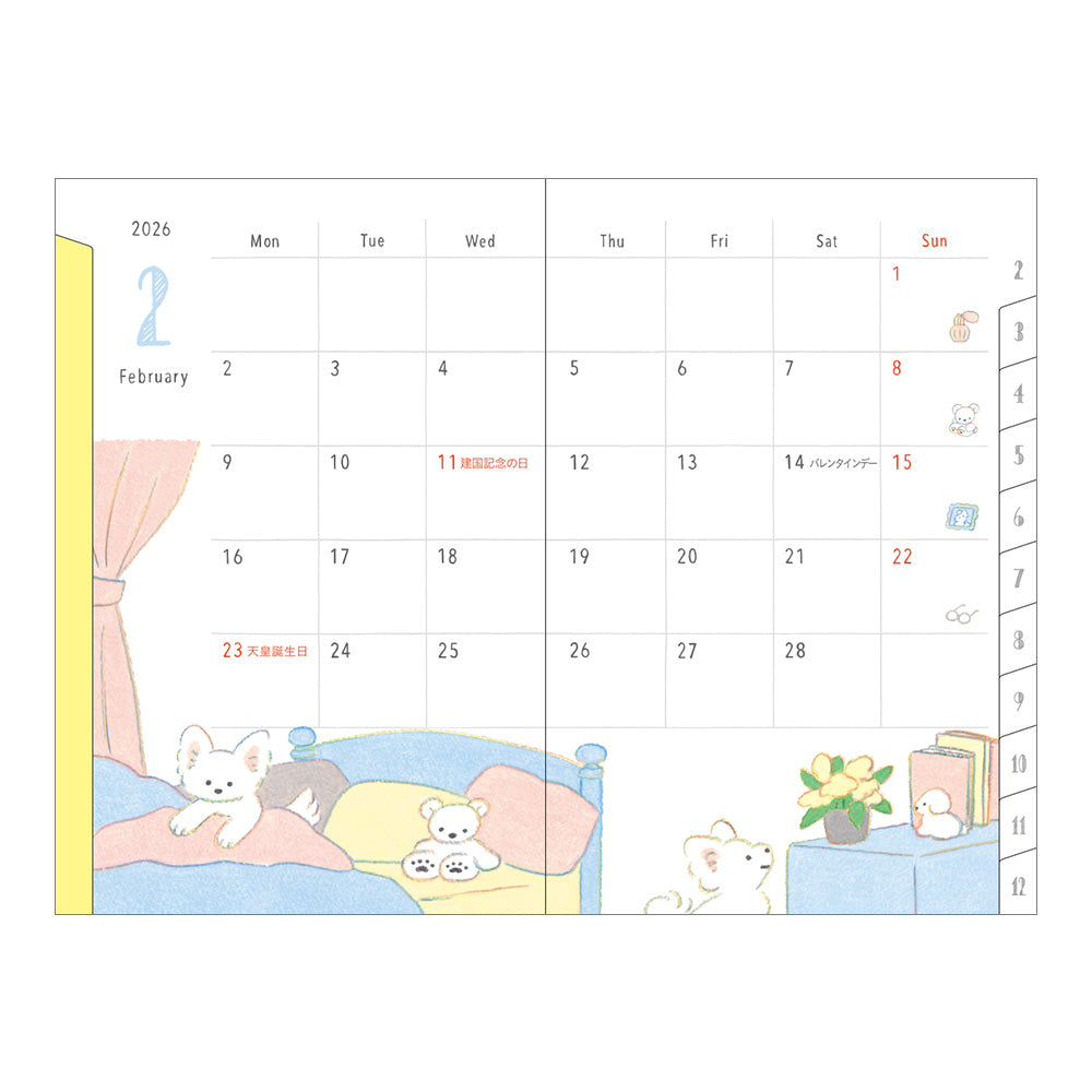 Pocket Diary Mini Dog 2026