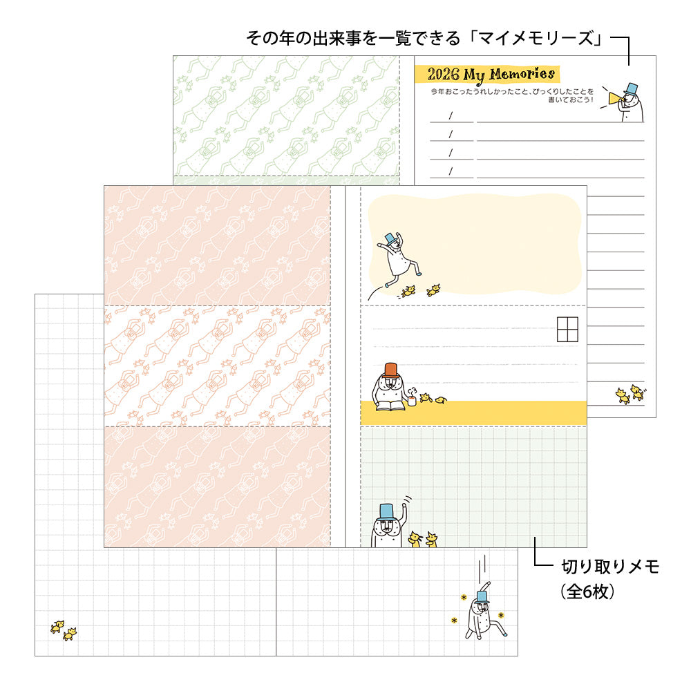 Pocket Diary Mini Ojisan 2026