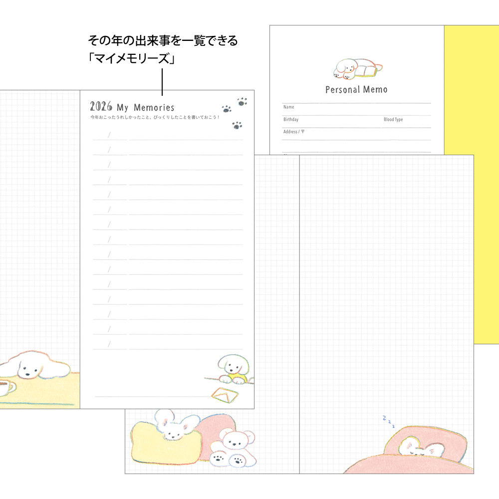 Pocket Diary Slim Dog 2026