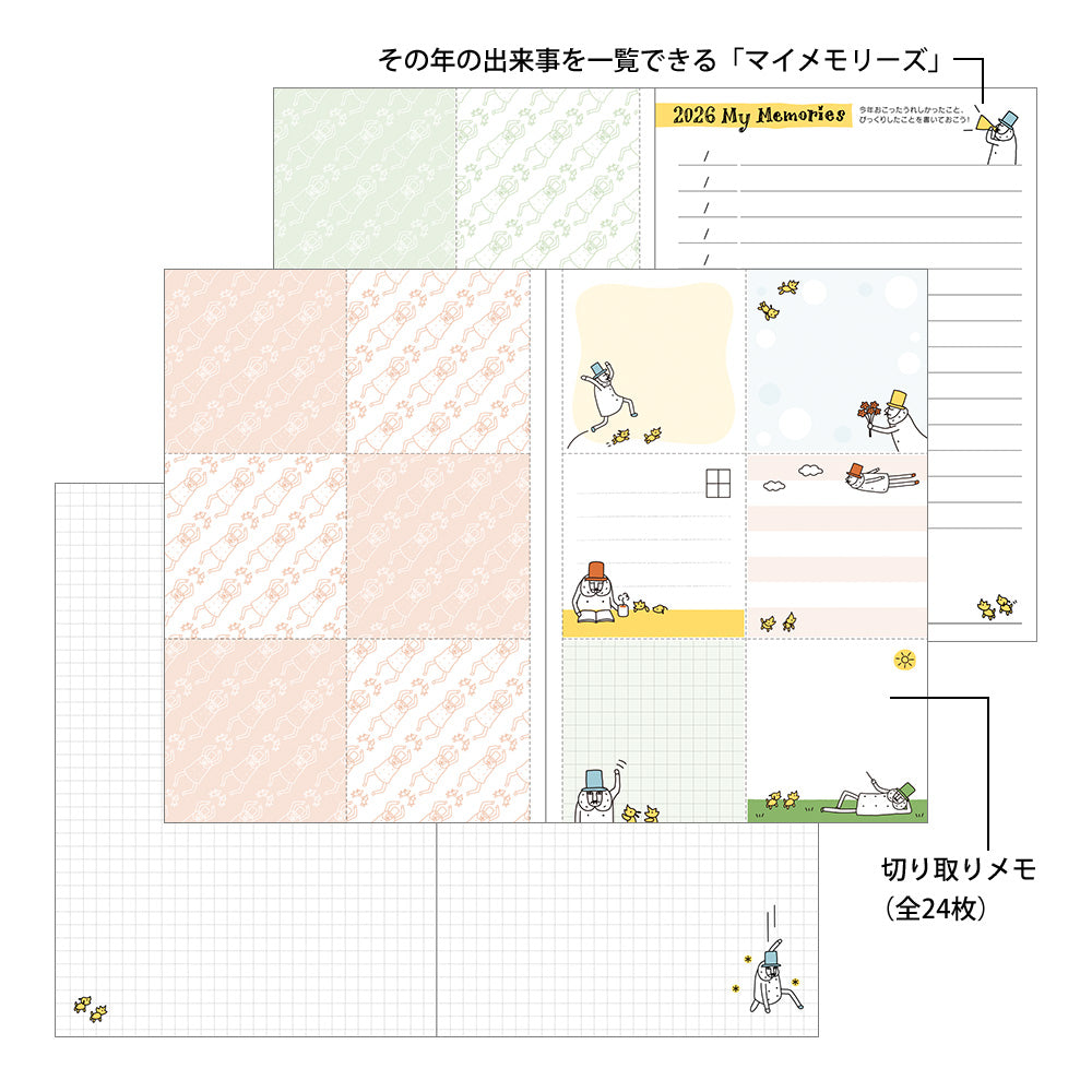 Pocket Diary B6 Ojisan 2026
