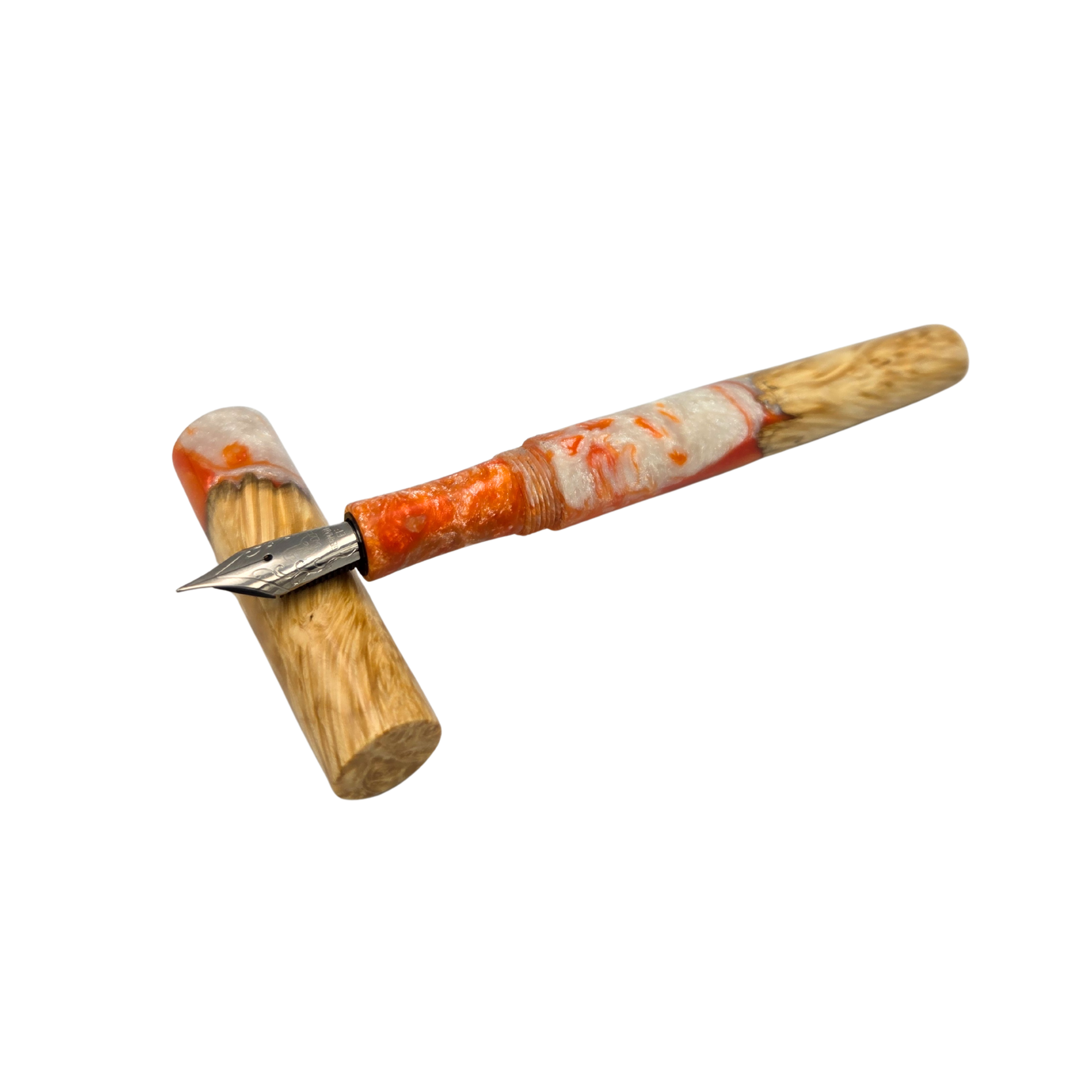 Orange Box Elder Burl Wood 2