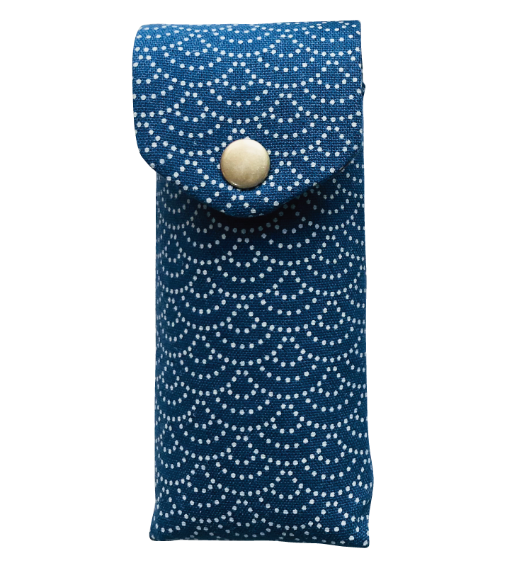 Cotton Seigaiha 2 Pen Pencase