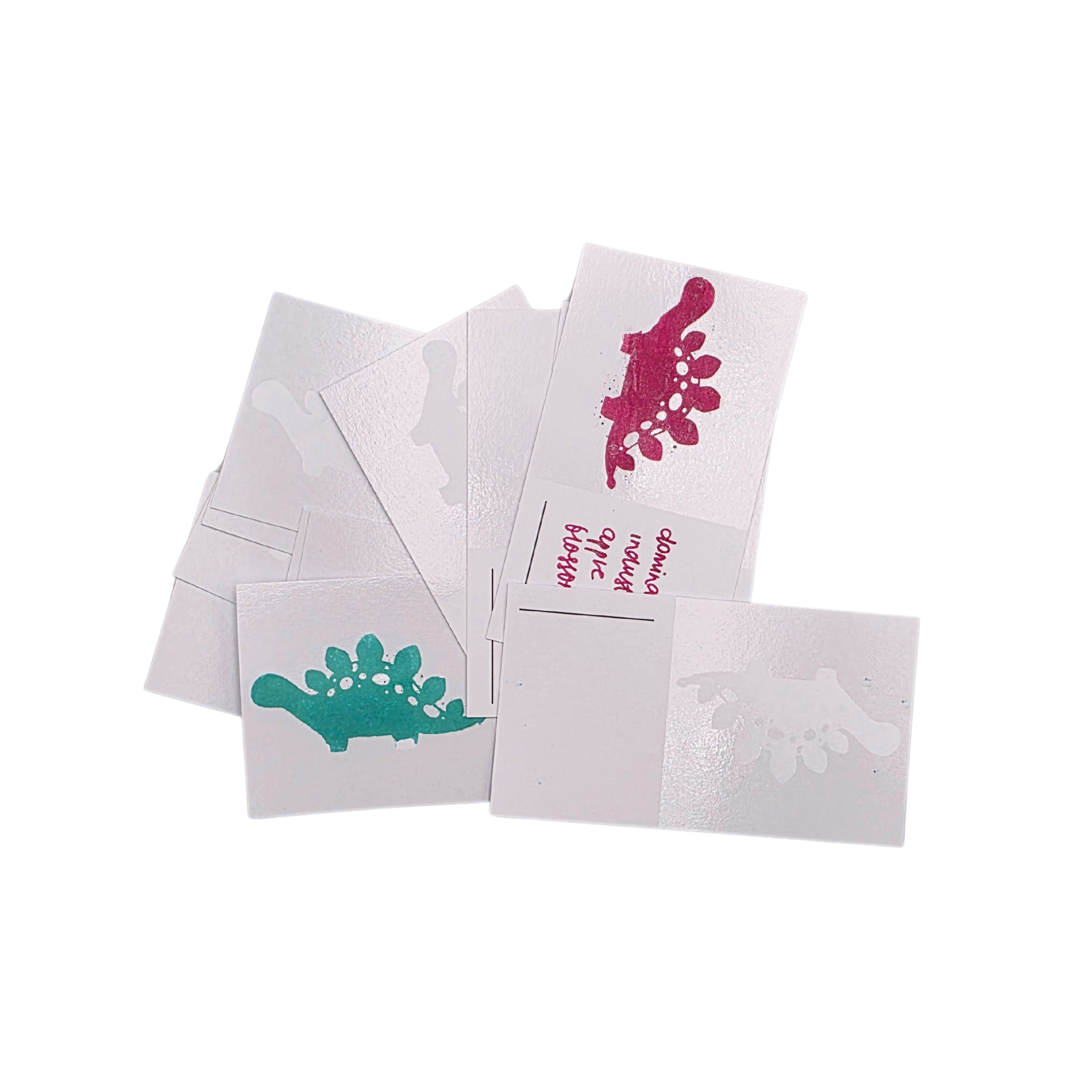 Stegosaurus Swatch Cards