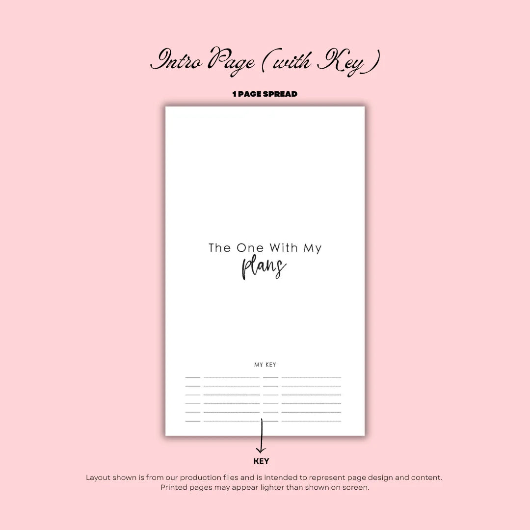 Plans - Quarterly Horizontal Planner (Undated Edition)