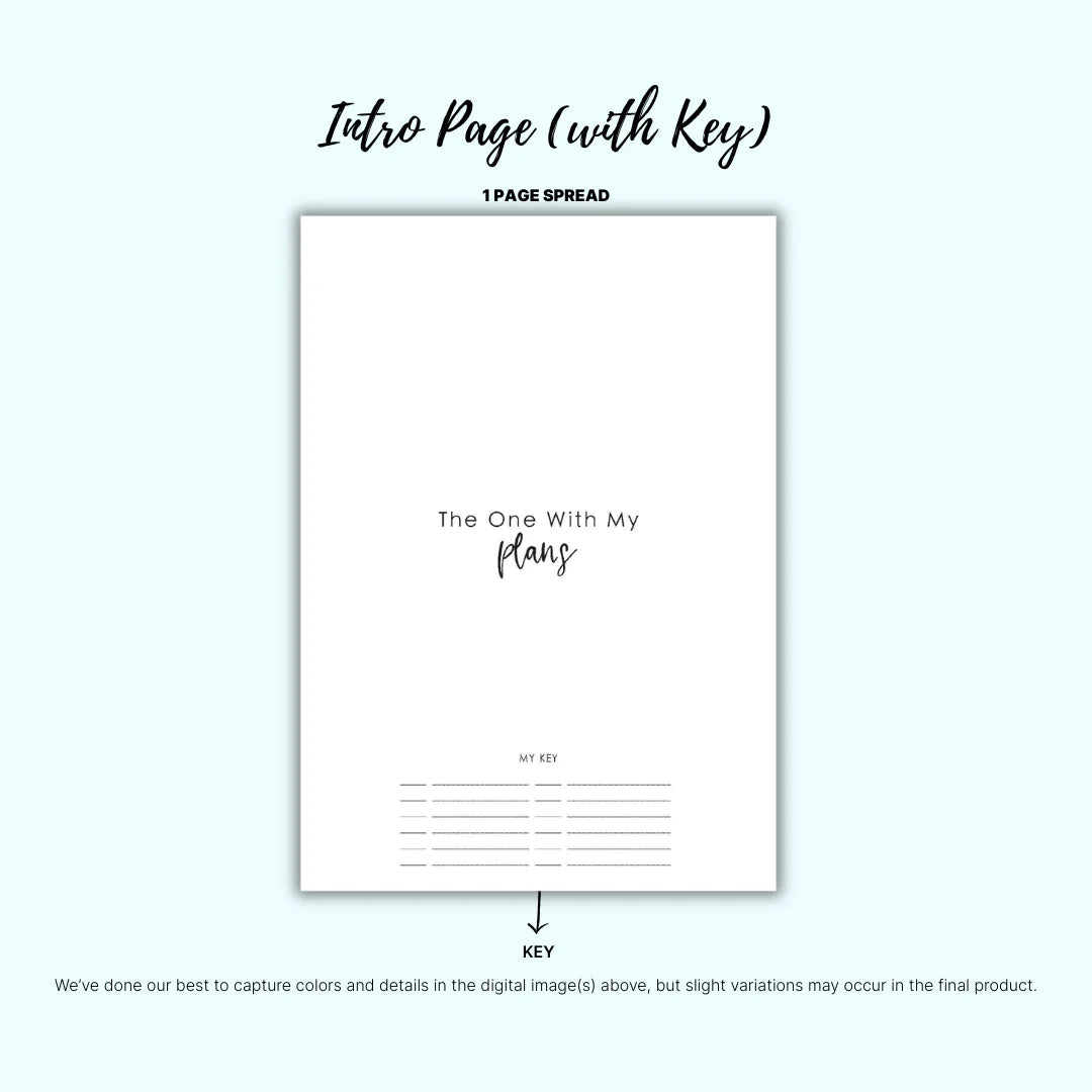 Plans - Weekly Focus