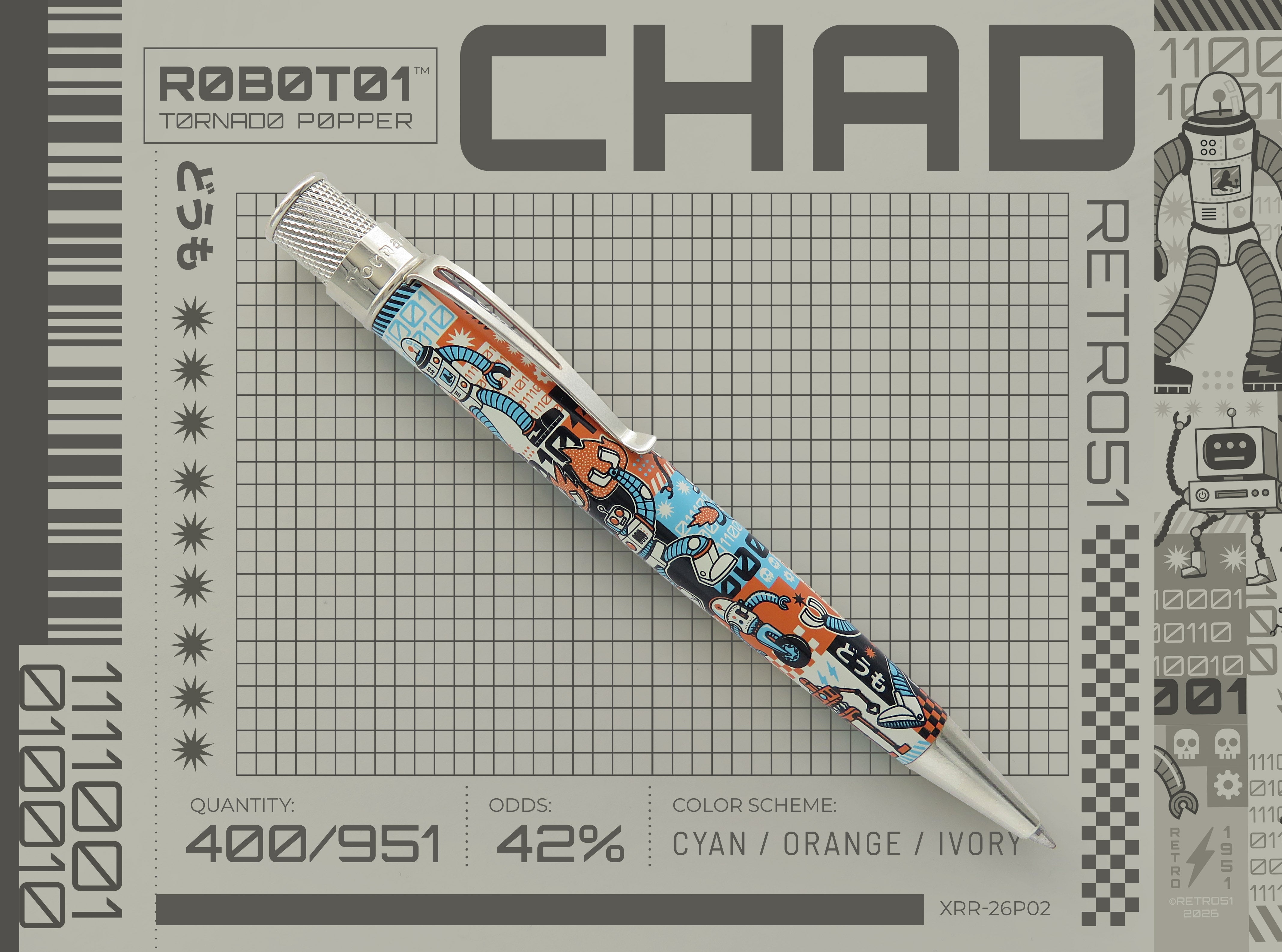Tornado Popper™ - Roboto1 Rollerball