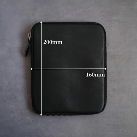 10-Slot Zip Pen Case (Tochigi Leather)