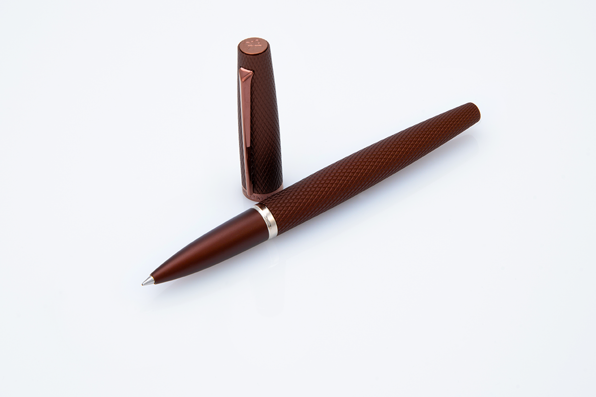 Viper Brown Guilloche (Ballpen)