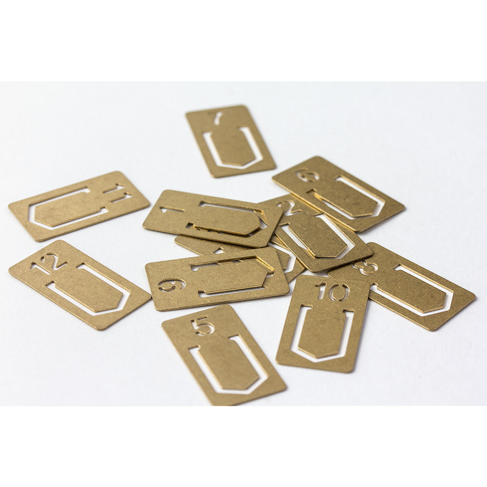 TRC Brass Clips Number