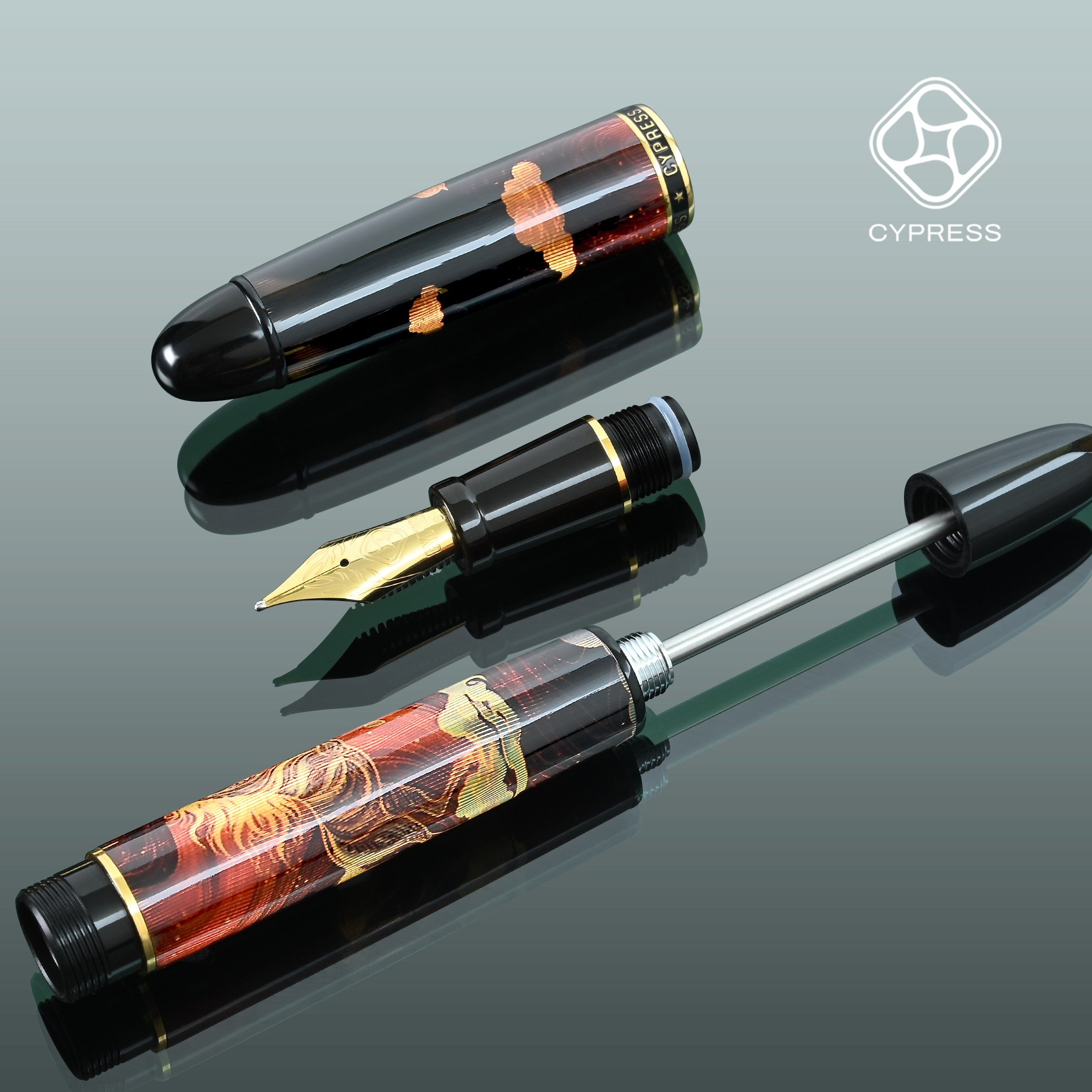 Crimson Horse in the Clouds (Vacuum Filling System)