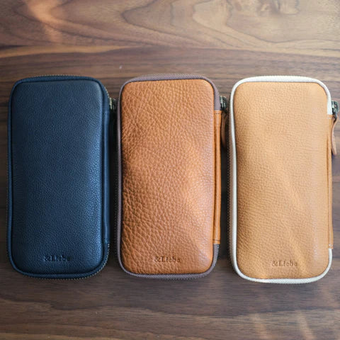 6-Slot Zip Pen Case (Pebble Nume)