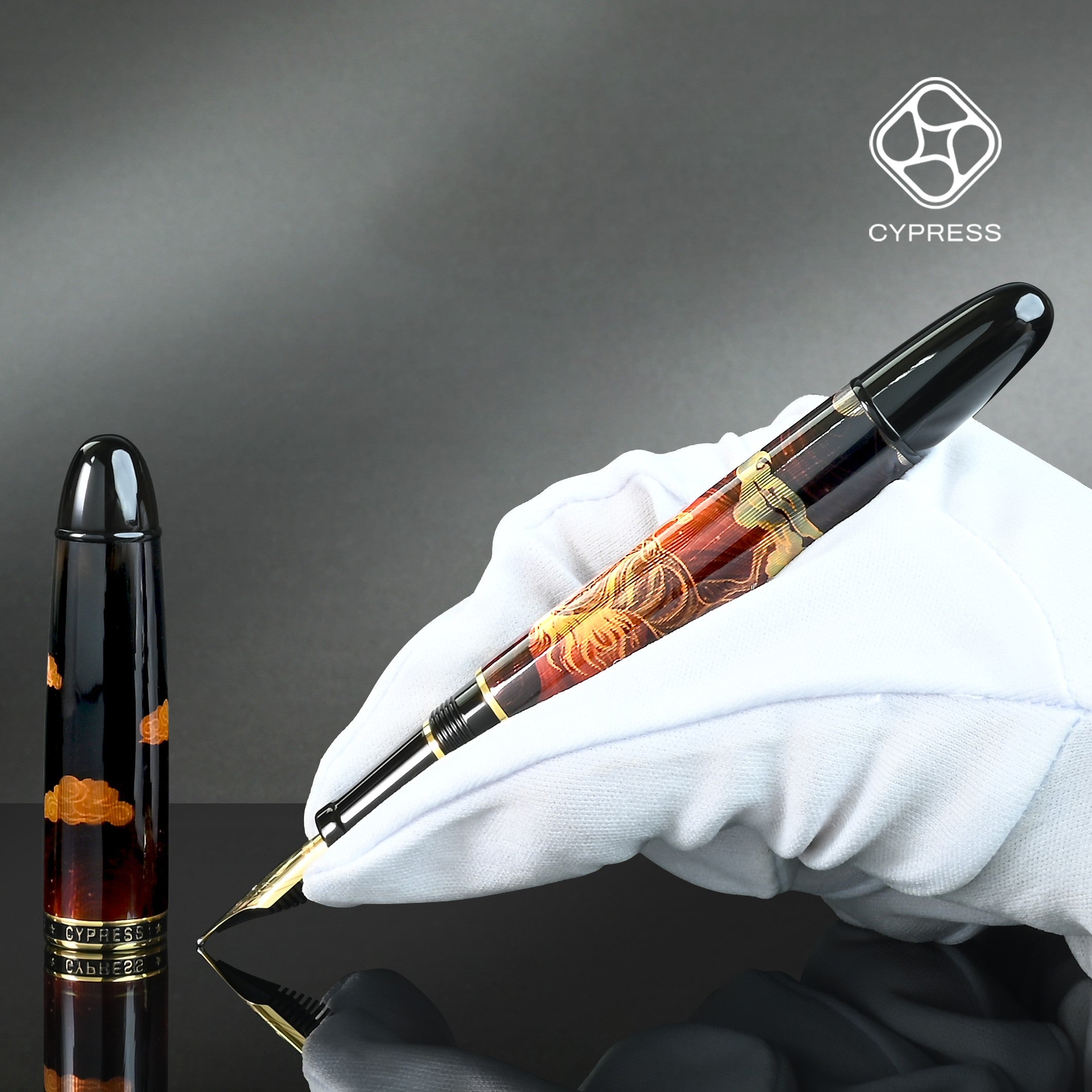 Crimson Horse in the Clouds (Vacuum Filling System)