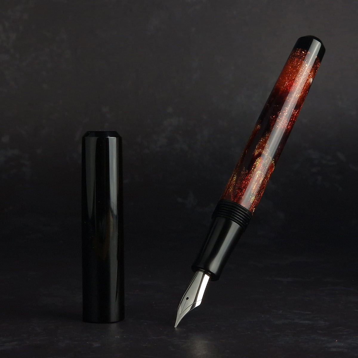 Fiery Red Ebonite