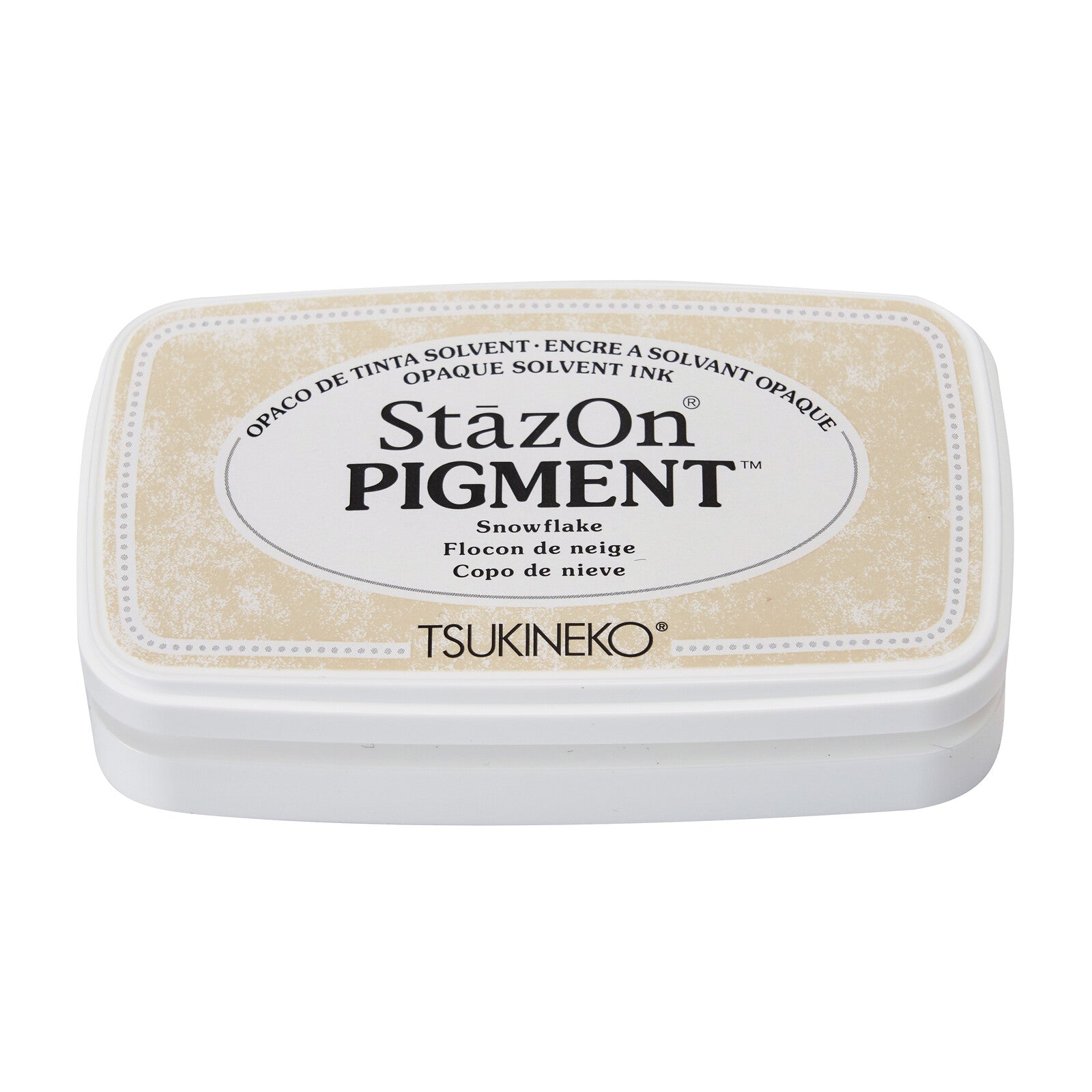 White Stay-On Pigment Stamp Pad