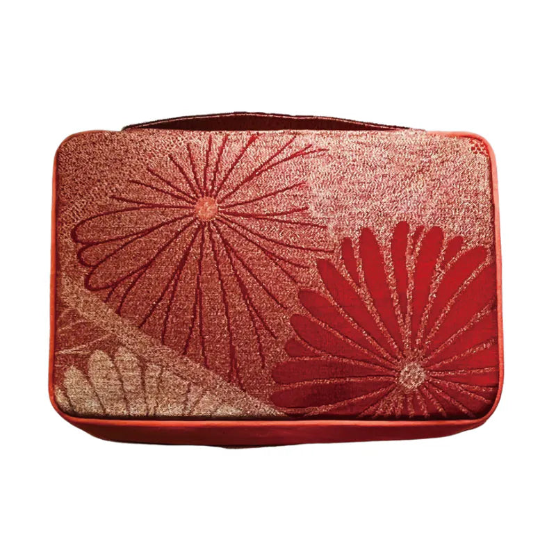 Kimono Obi Fabric 20 Pen Case (Chrysanthemum)
