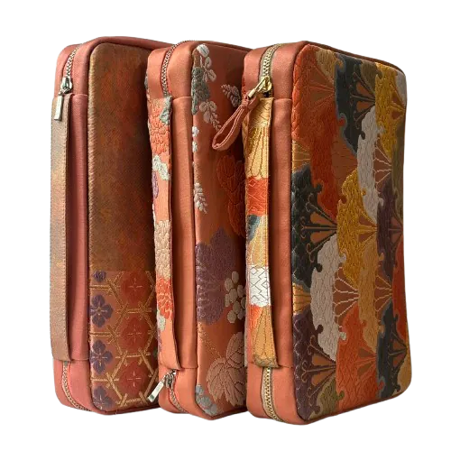 Kimono Obi Fabric 20 Pen Case (Kasume-zome) (Limited Edition)
