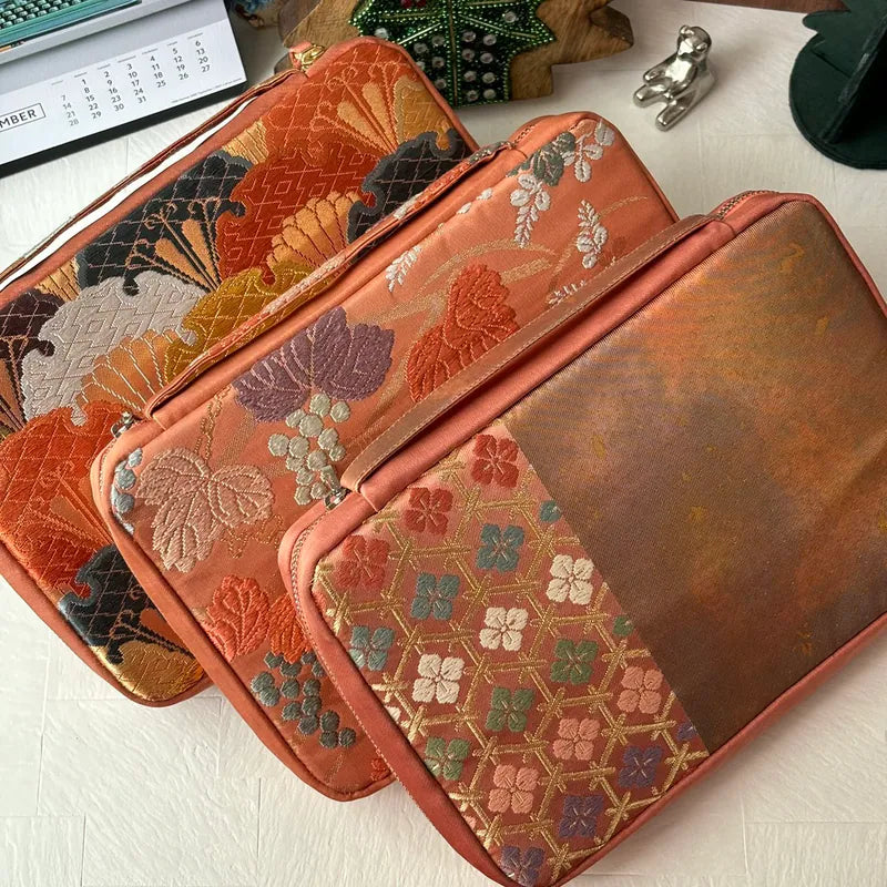 Kimono Obi Fabric 20 Pen Case (Kasume-zome) (Limited Edition)