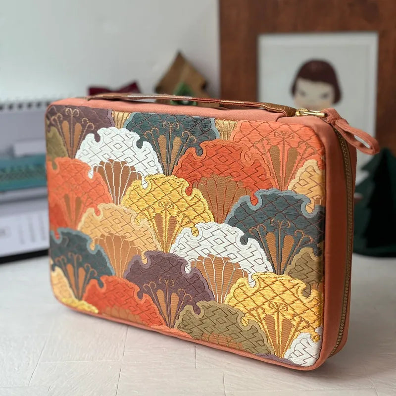 Kimono Obi Fabric 20 Pen Case (Kasume-zome) (Limited Edition)