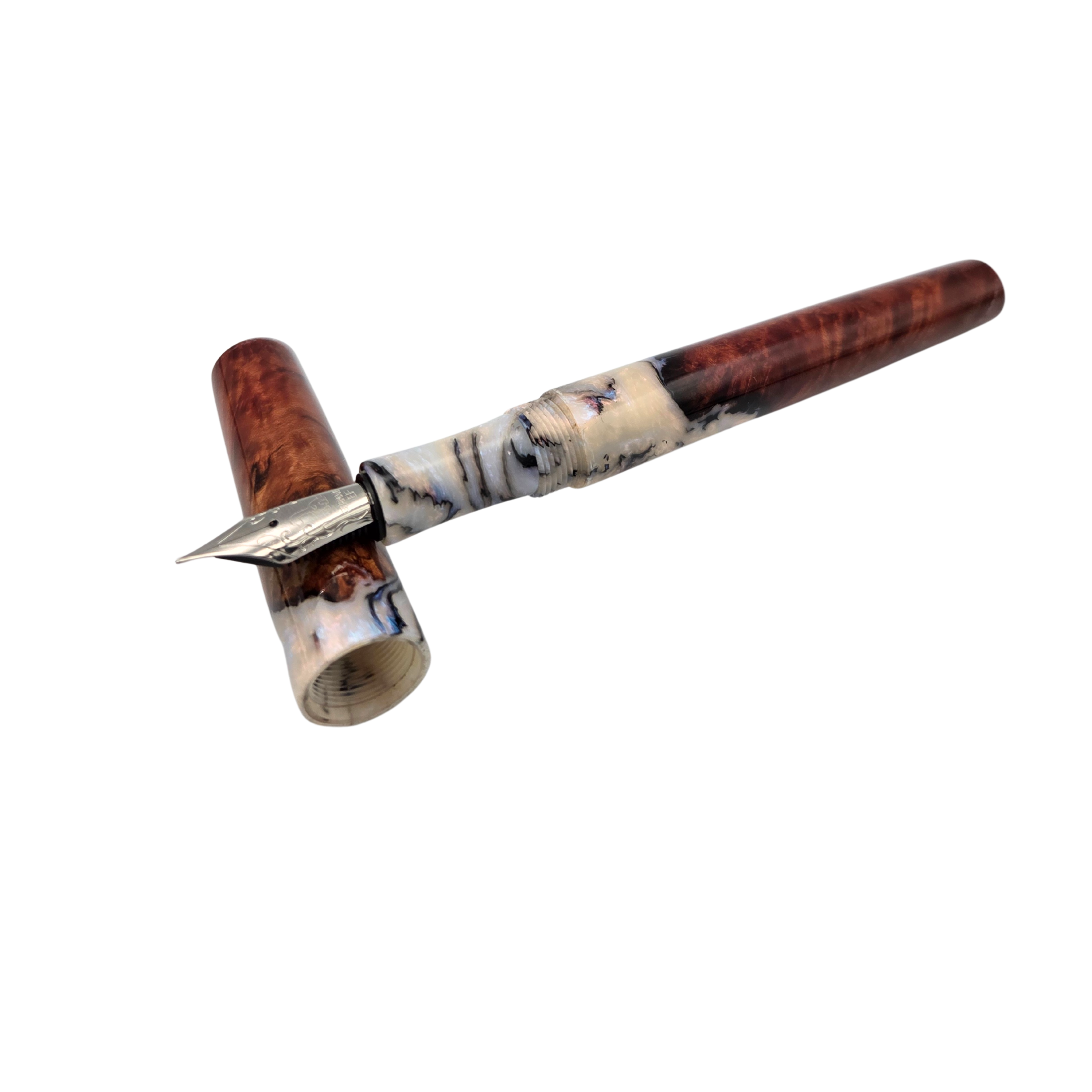 Abalone Amboyna Burl Wood