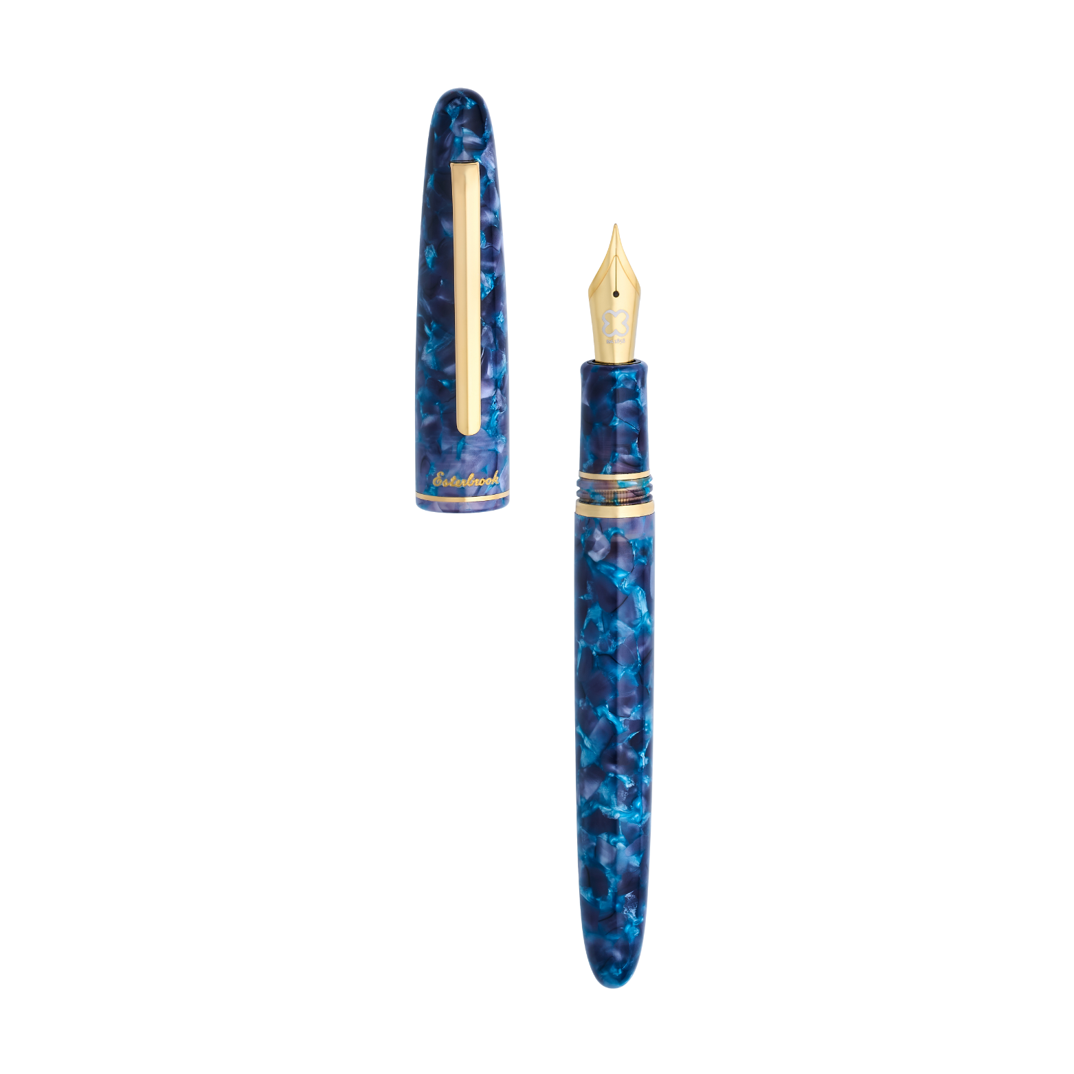 Estie Blue Moon Gold Trim