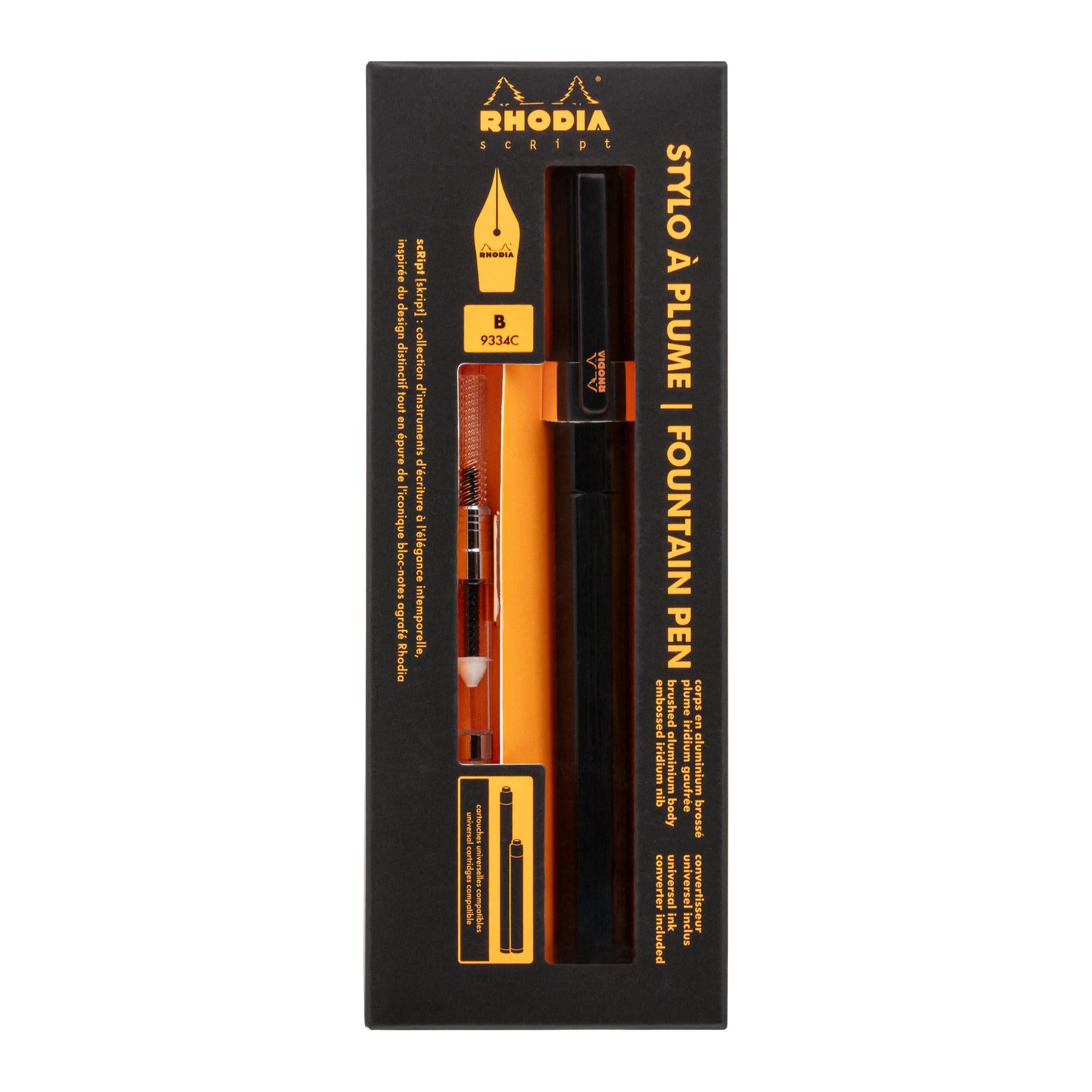 scRipt Fountain Pen (Black)