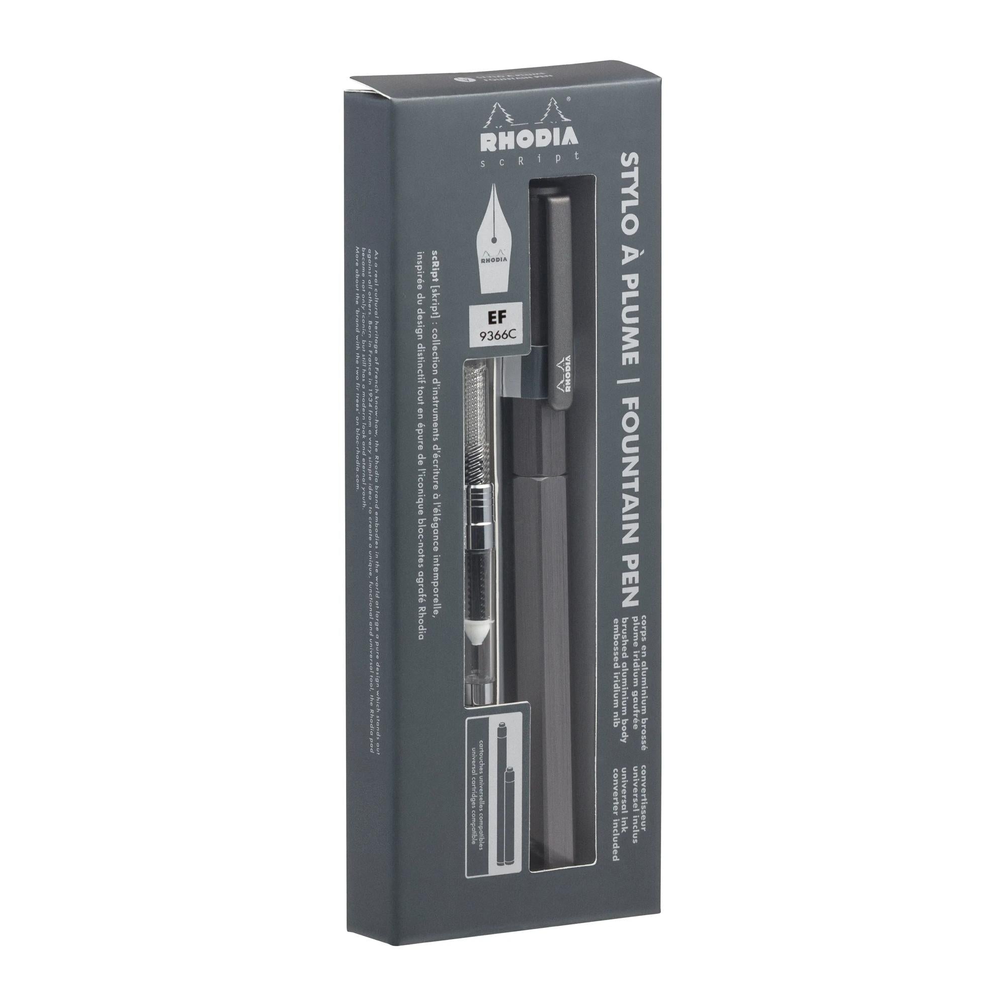 scRipt Fountain Pen (Titanium)