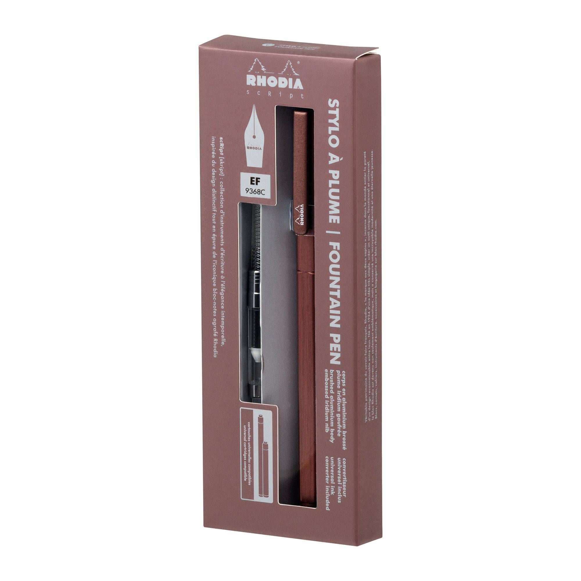 scRipt Fountain Pen (Brown)