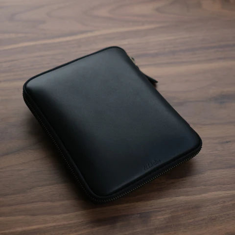 10-Slot Zip Pen Case (Tochigi Leather)