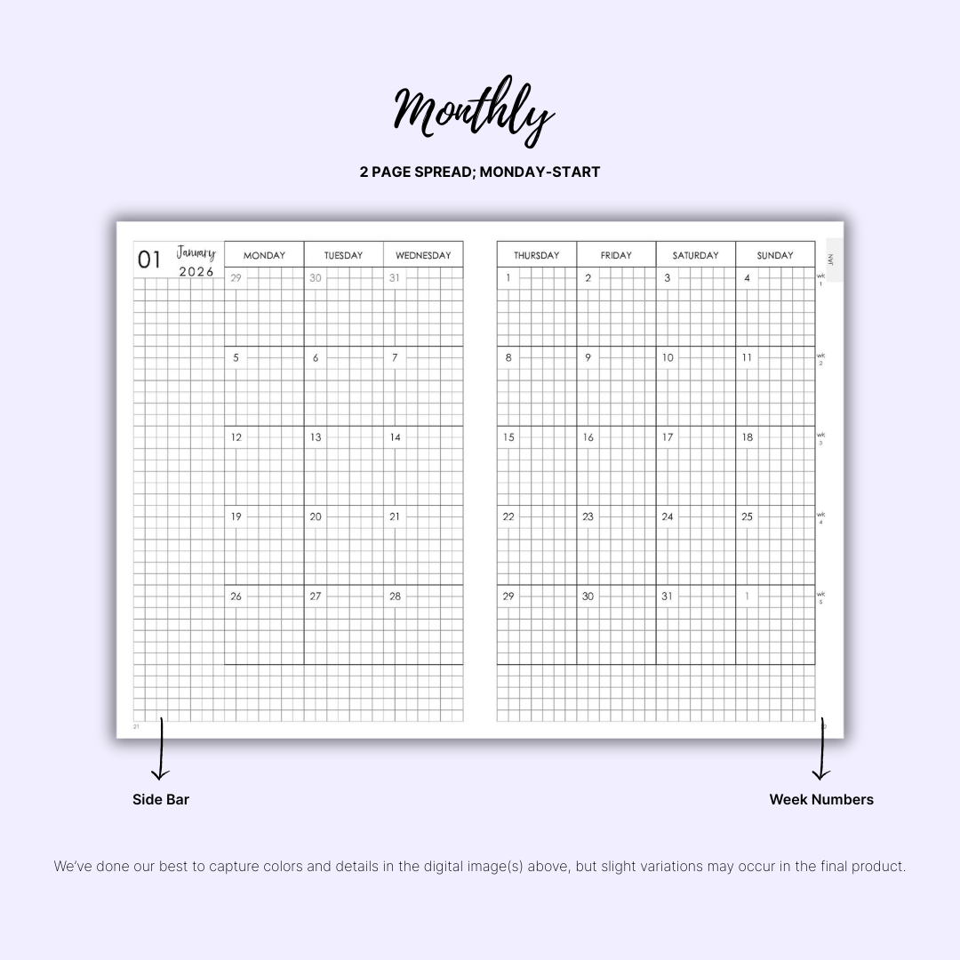 2026 Plans - Weekly Duo (PRE-ORDER)