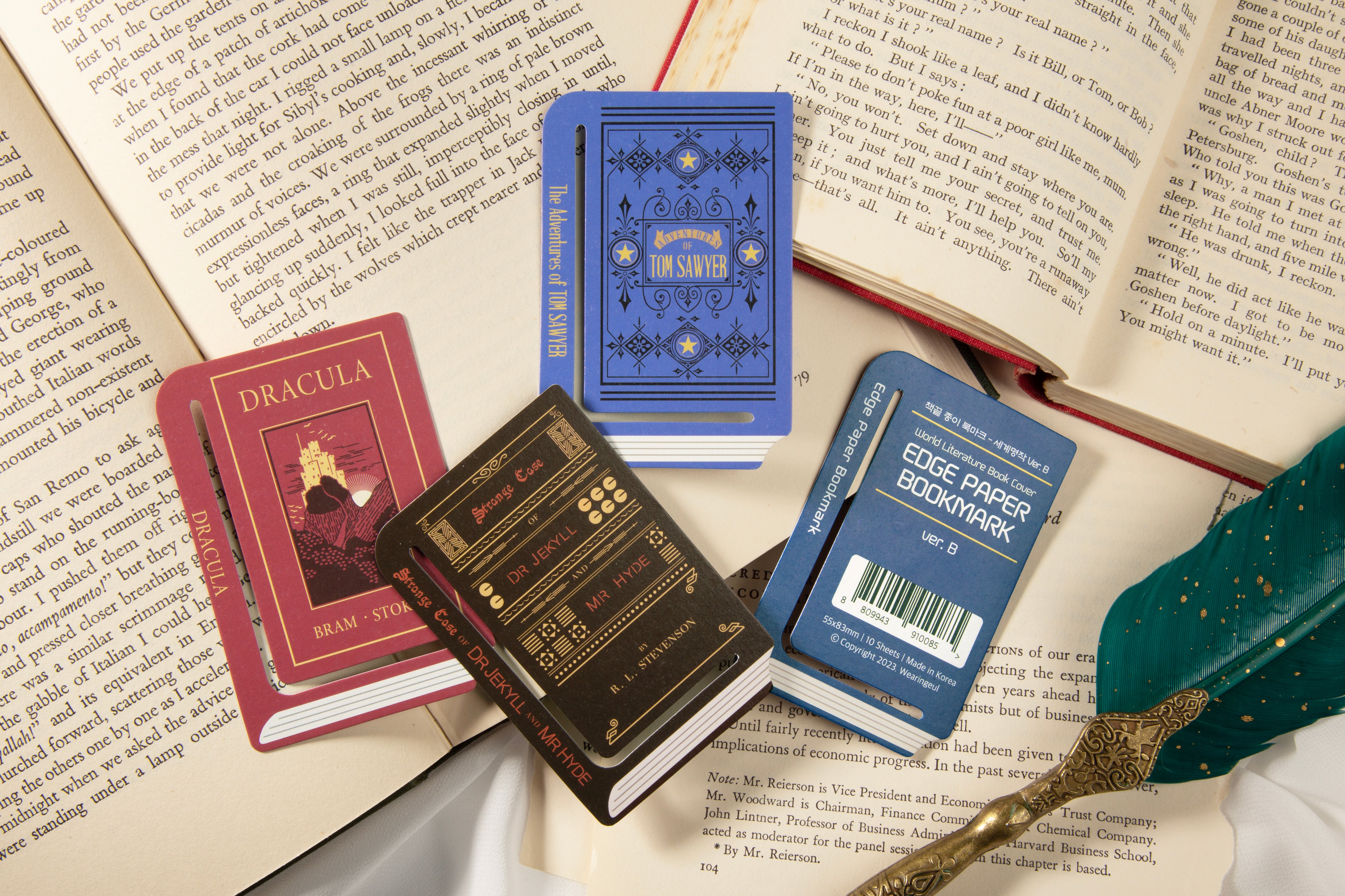 Edge Paper Bookmark - World Literature Ver.B