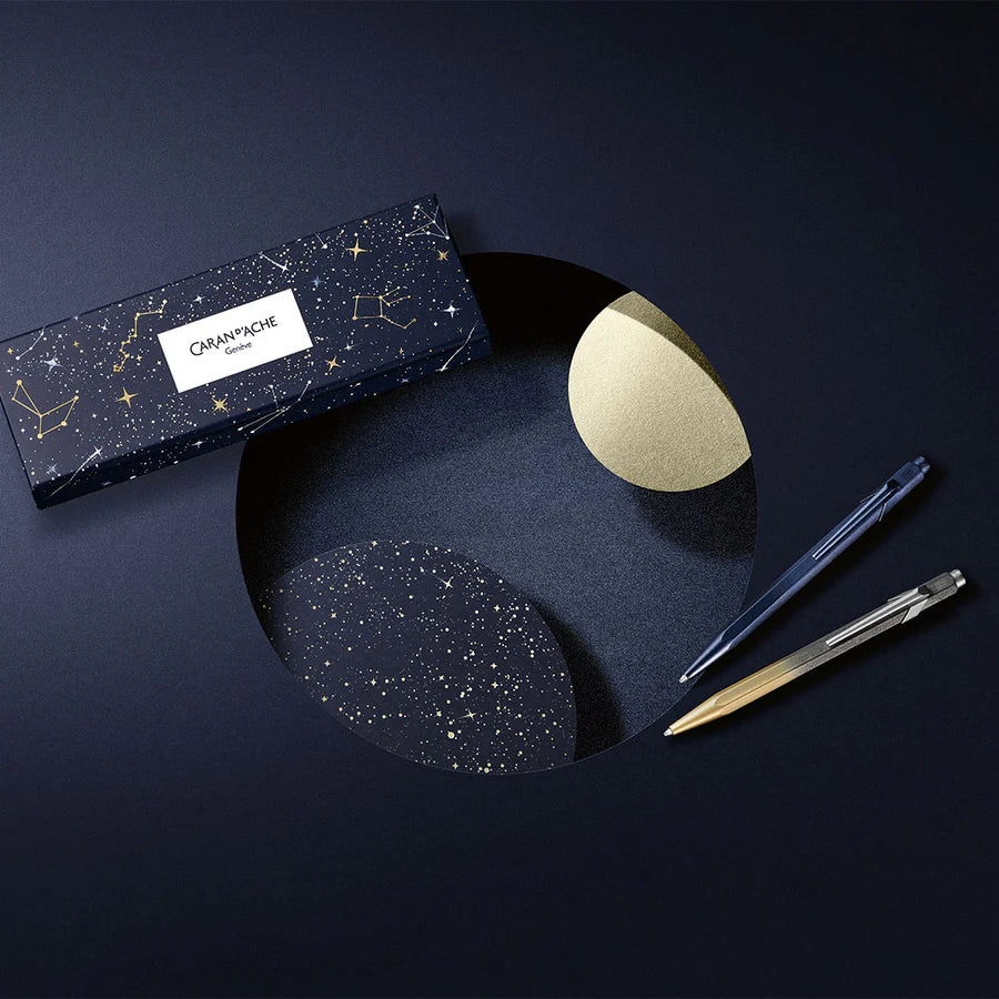 849™ COSMIC BLUE Gilded Ballpoint Pen - Special Edition (Dark Blue)