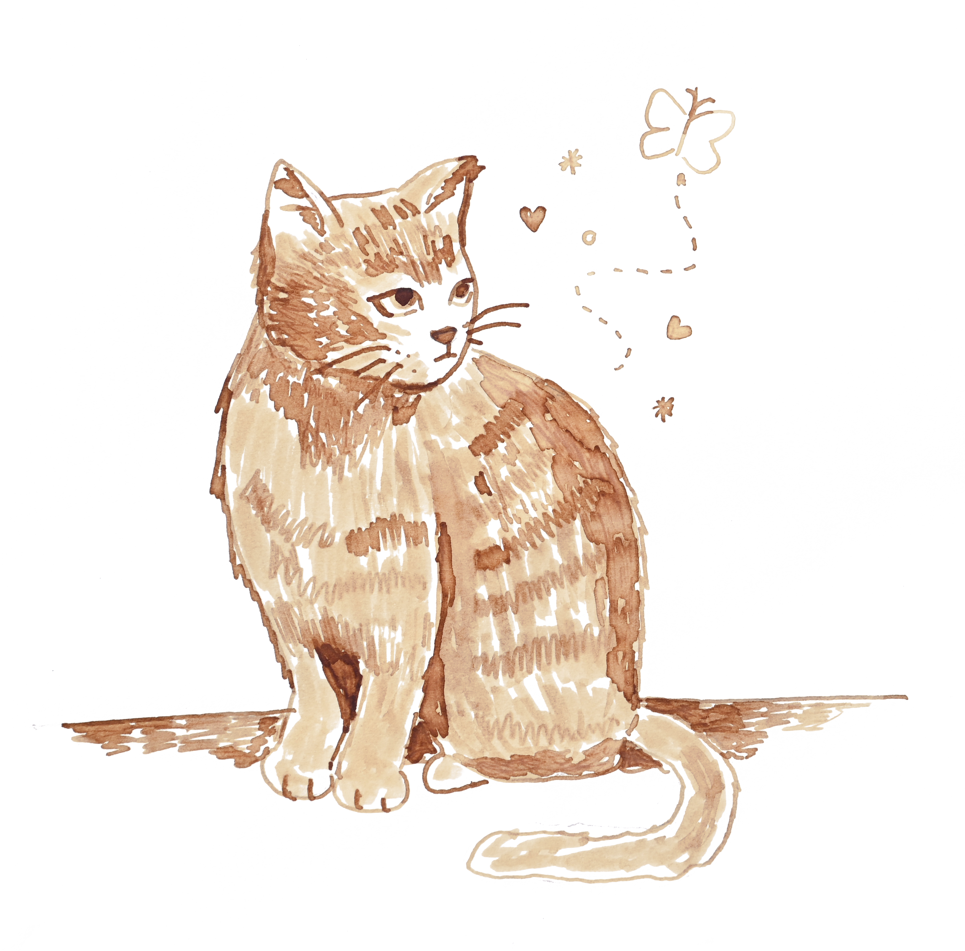 Cat on the Wall (HPY Ink)